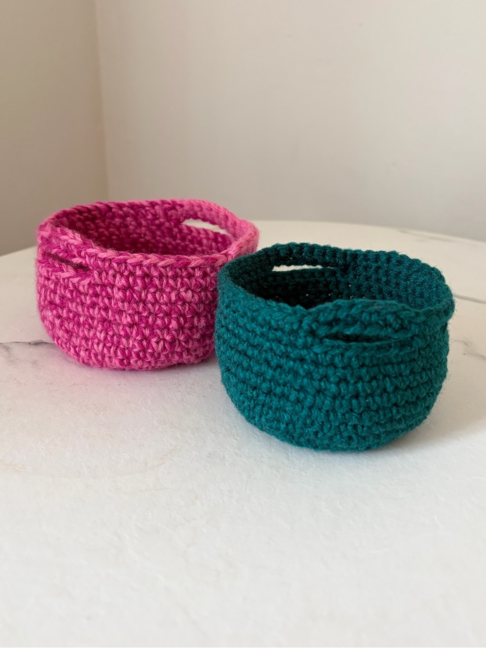 Crochet Mini Baskets - Picture 2 of 6
